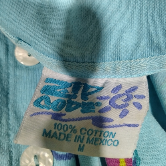 Zip Code blue dress with hearts - Picture 5 of 5